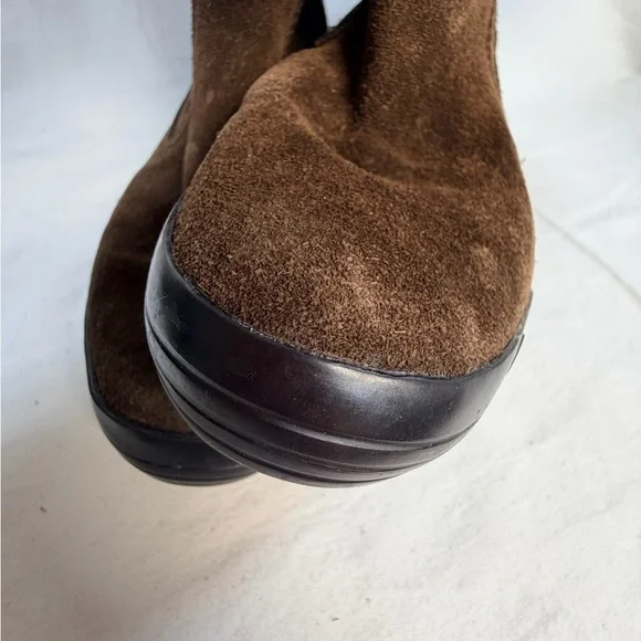 Coach Tatum Suede Legacy Striped Knit Boots size 7 - Picture 11 of 14